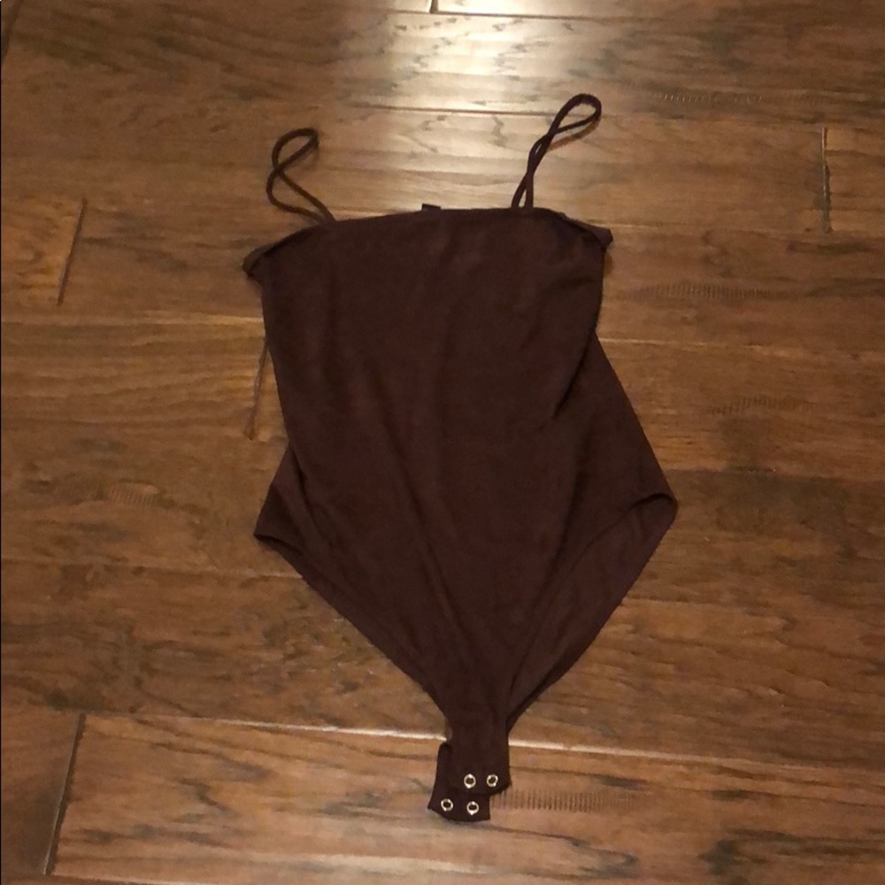 Plum bodysuit